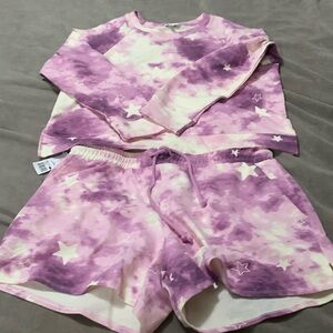 Wild fox short set L NWT